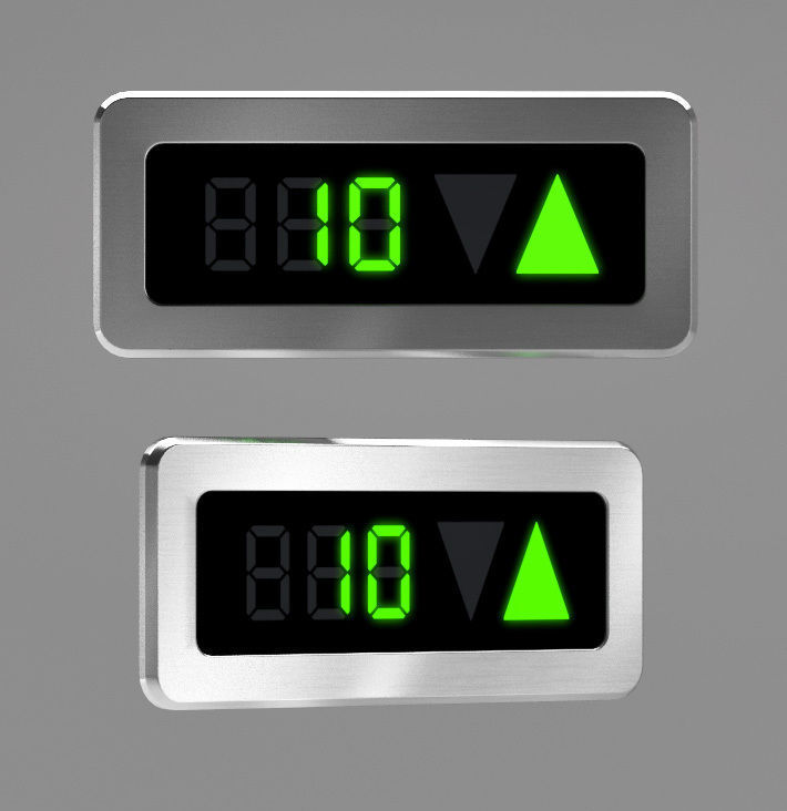 Elevator control panels Free 3D model_11