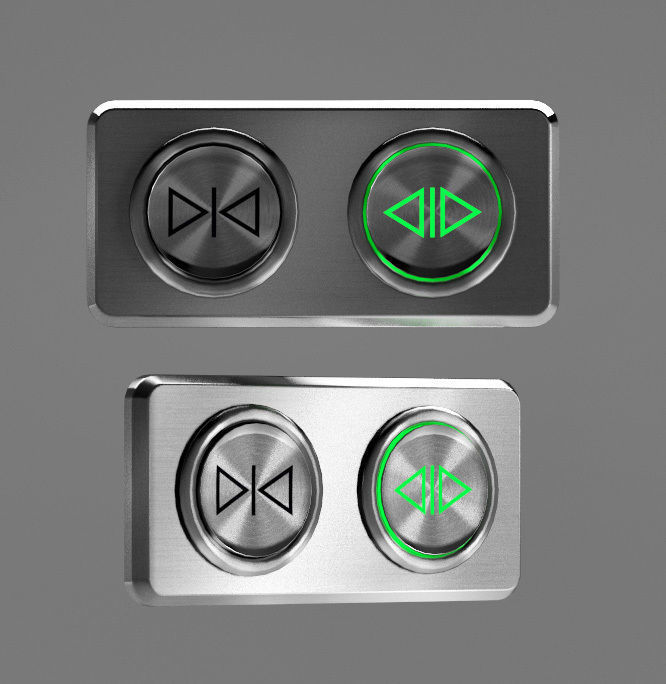 Elevator control panels Free 3D model_8