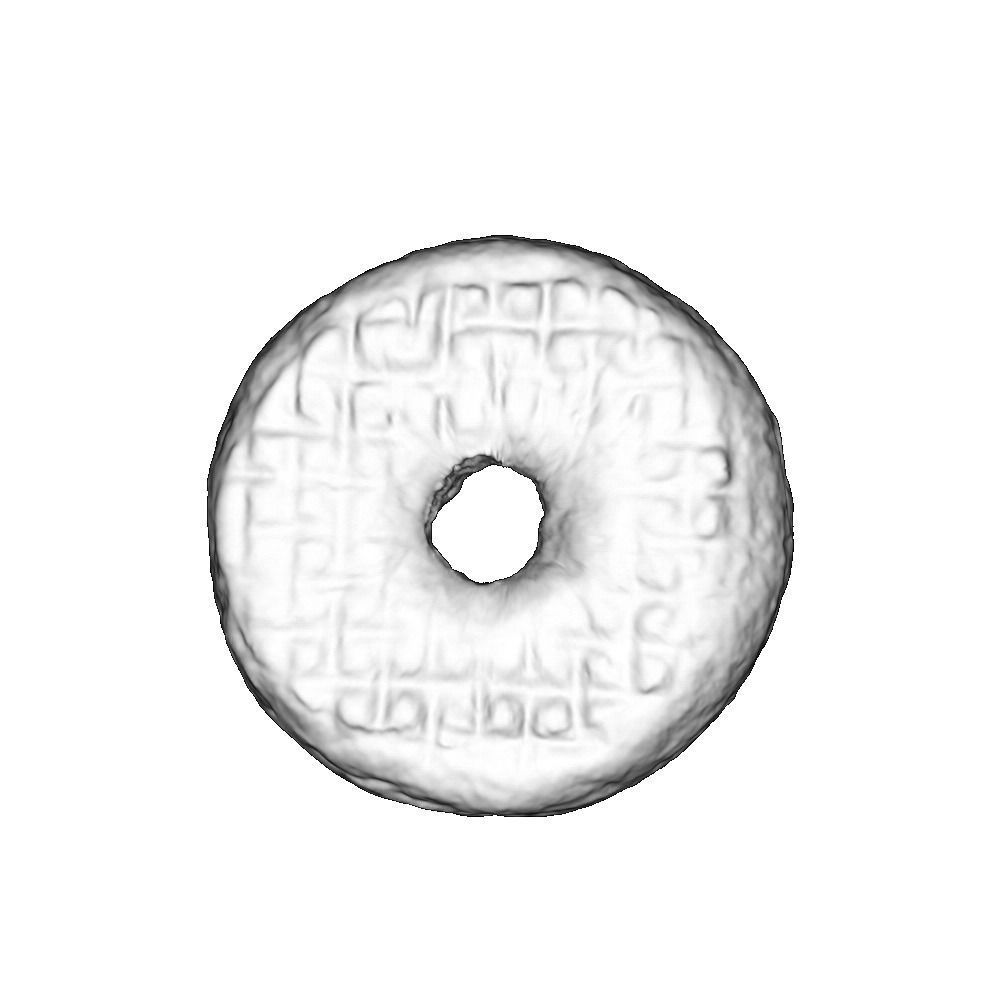 001 Donut plain 3D model with UV map 3D model_14