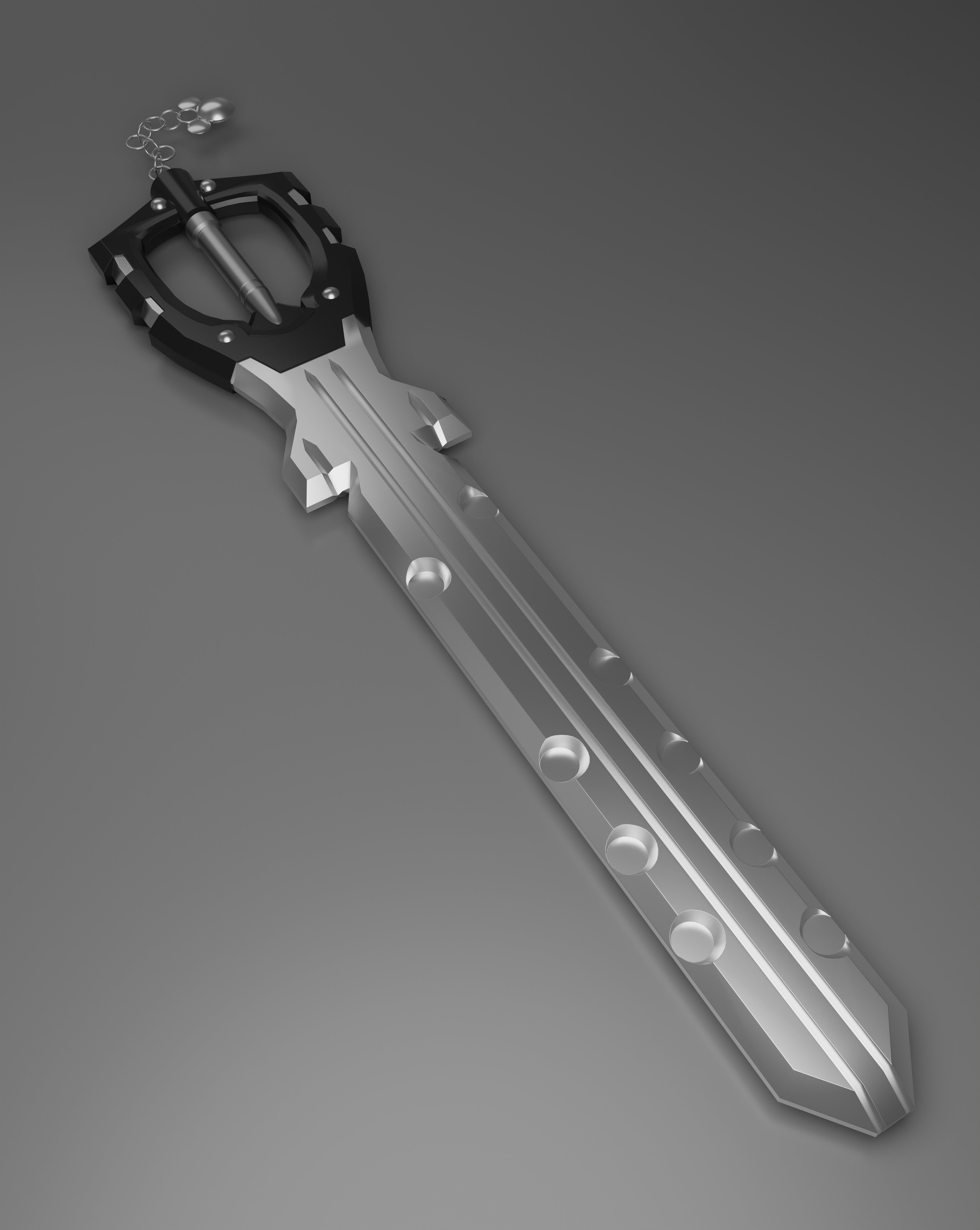 Keyblade Braveheart 3D Model 3D model_8