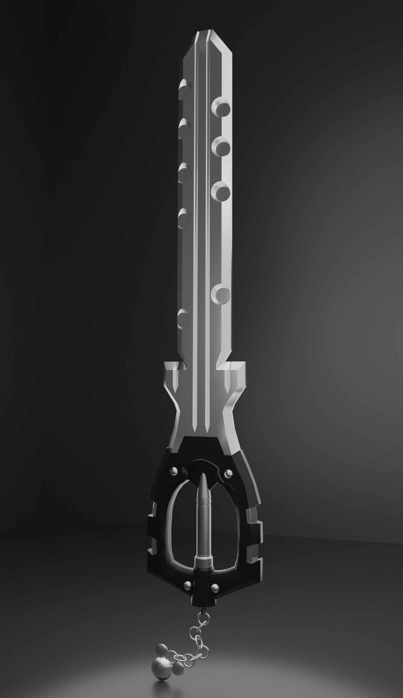 Keyblade Braveheart 3D Model 3D model_7