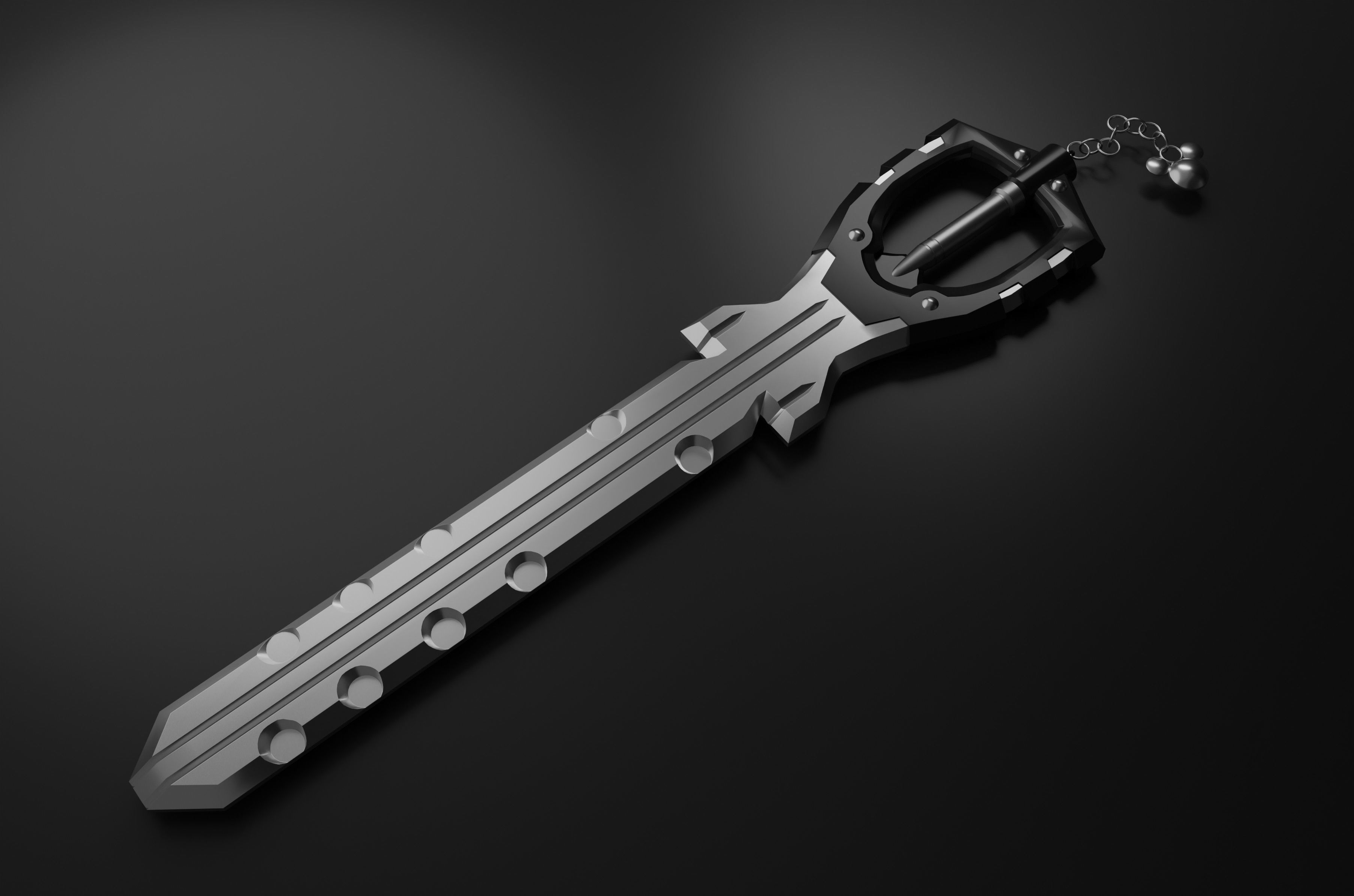 Keyblade Braveheart 3D Model 3D model_4