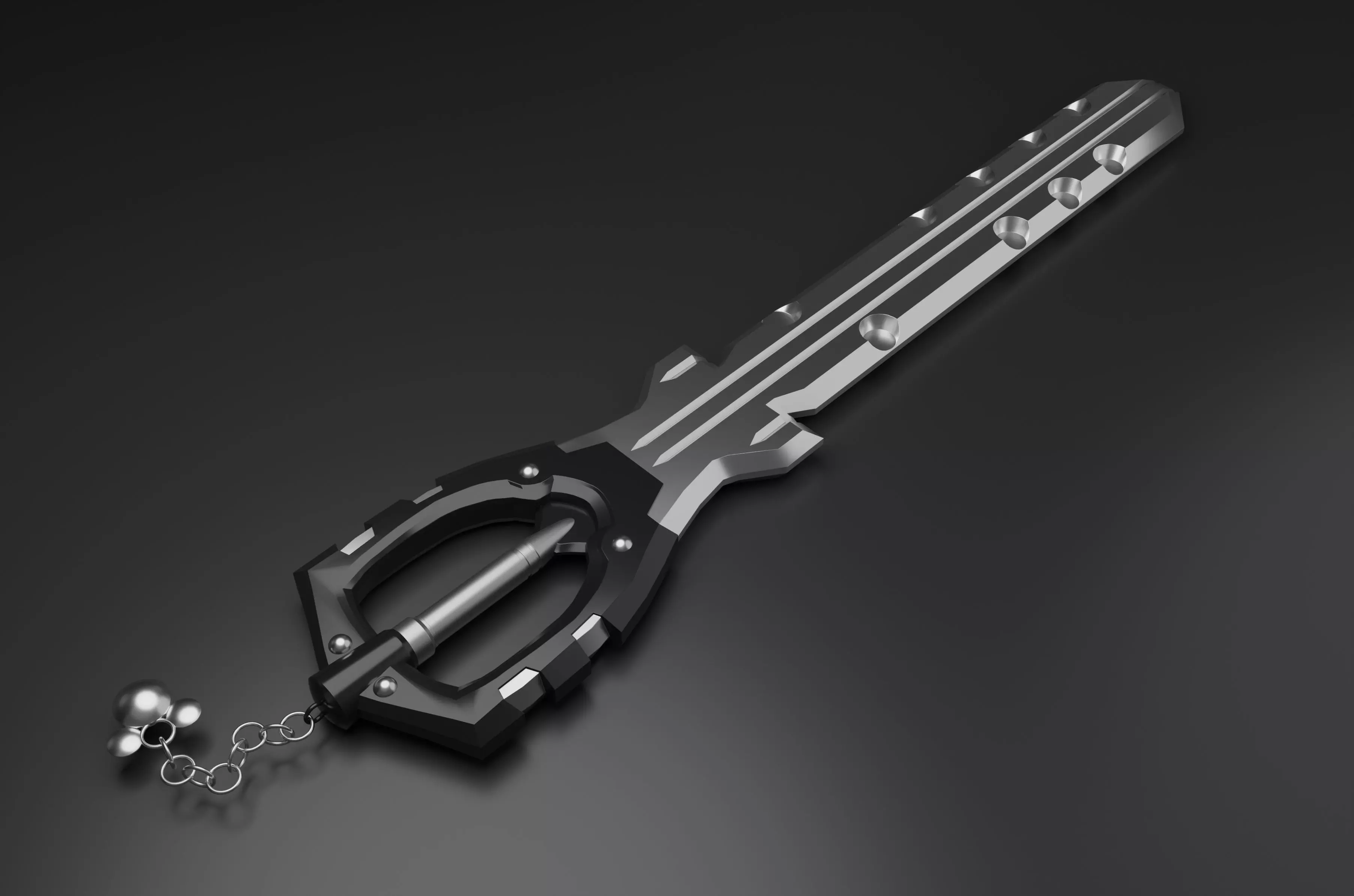Keyblade Braveheart 3D Model 3D model_0