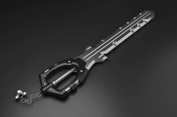 Keyblade Braveheart 3D Model