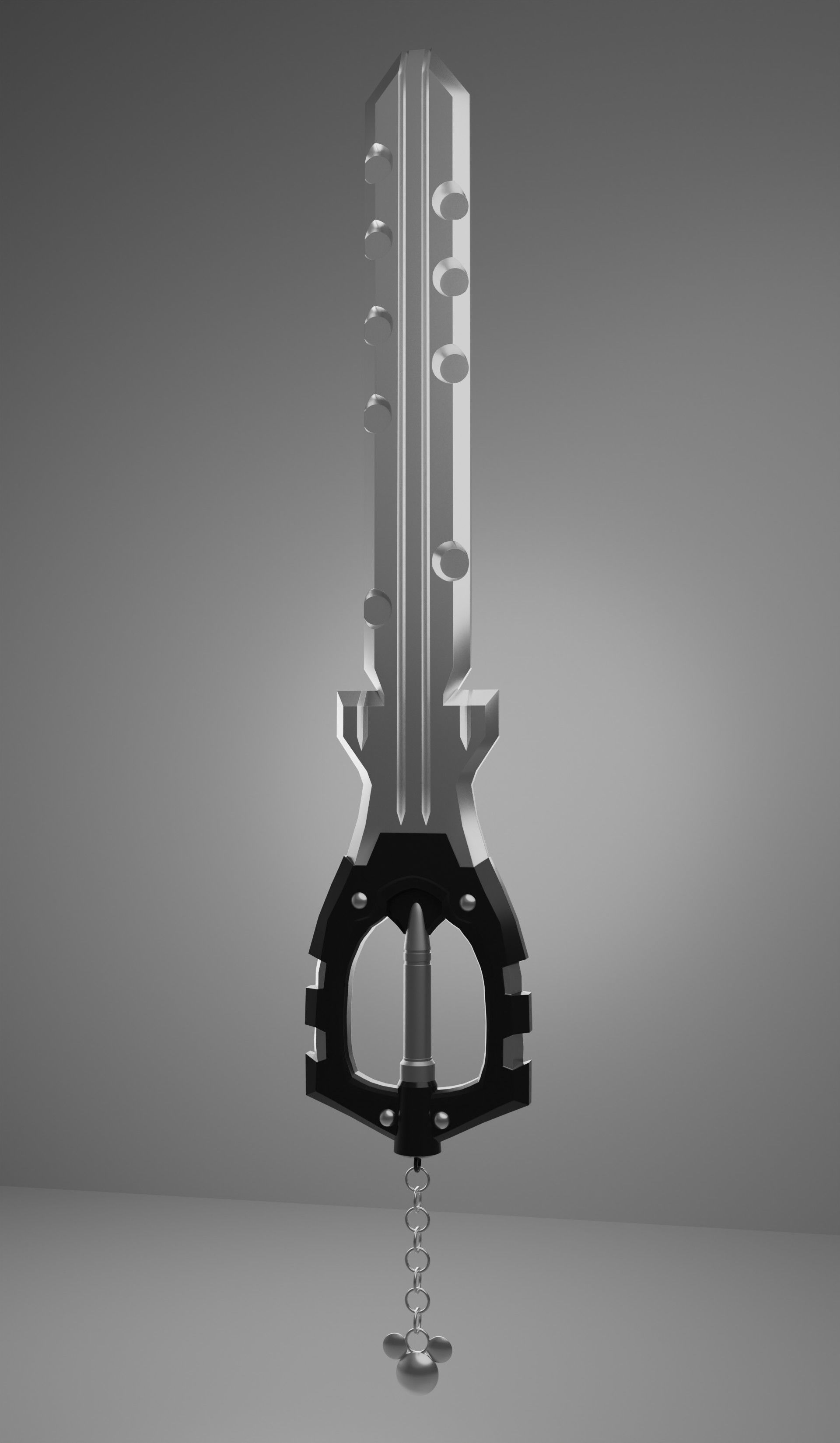 Keyblade Braveheart 3D Model 3D model_3