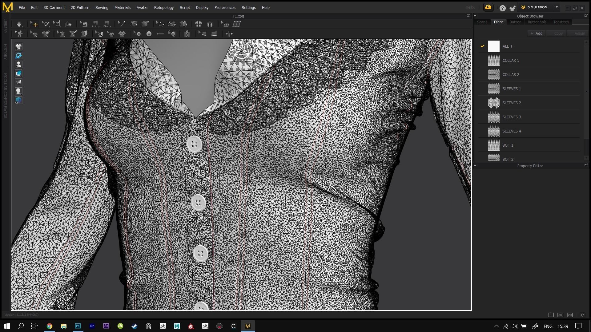 Vintage Shirts  3D model_7