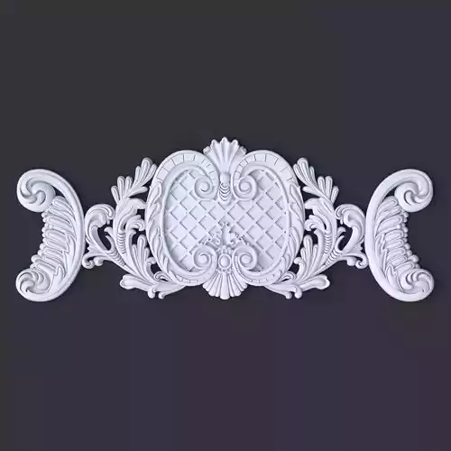 Central decor ornament for furniture