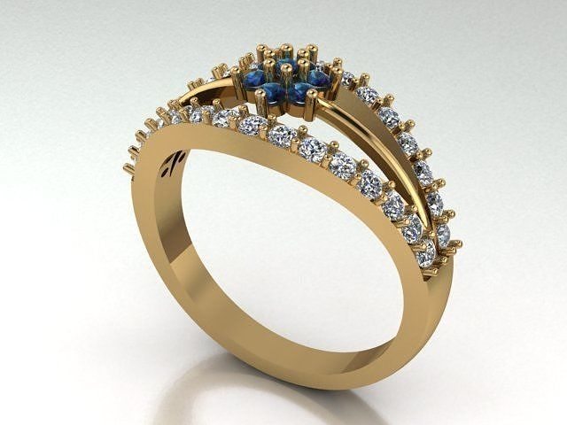 Split Shank Ring 3D print model