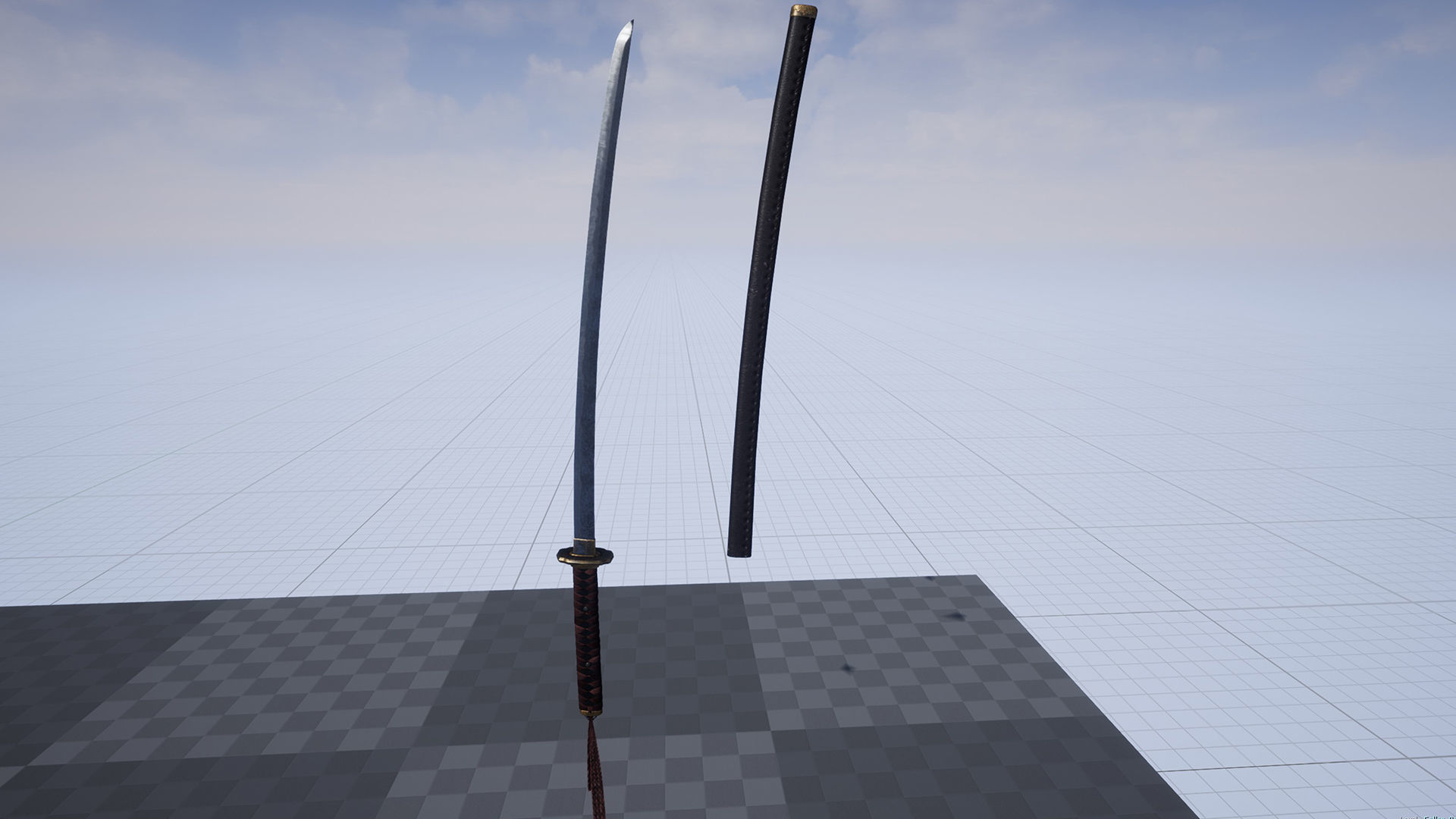 Fallen Samurai Low-poly 3D model_19