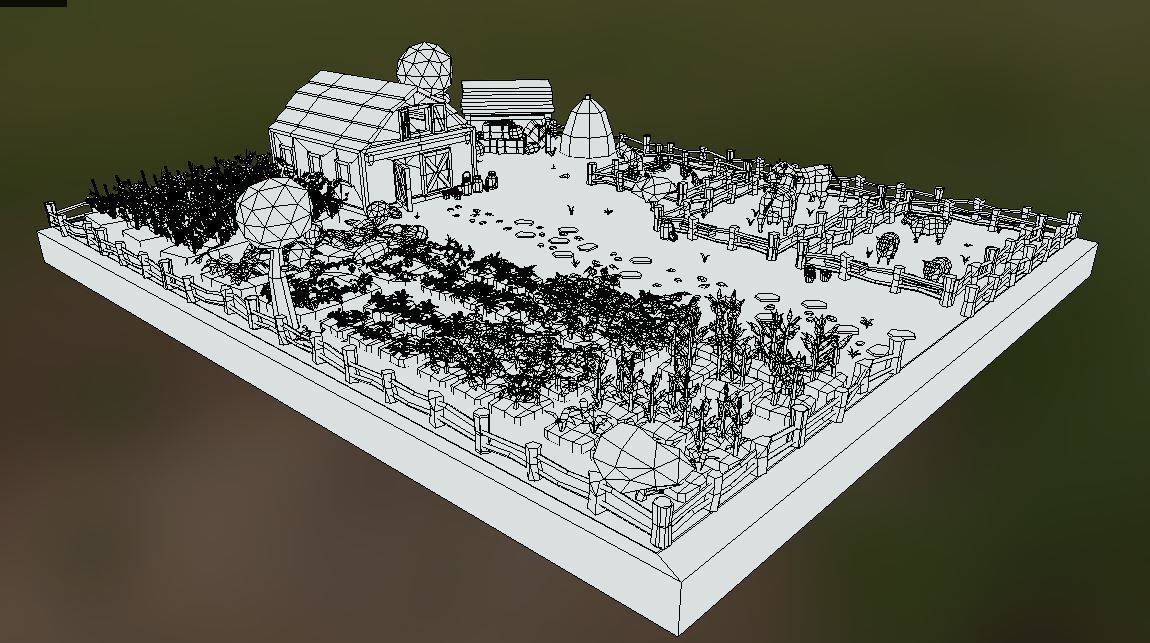Farm Low Poly Asset Pack Low-poly 3D model_8