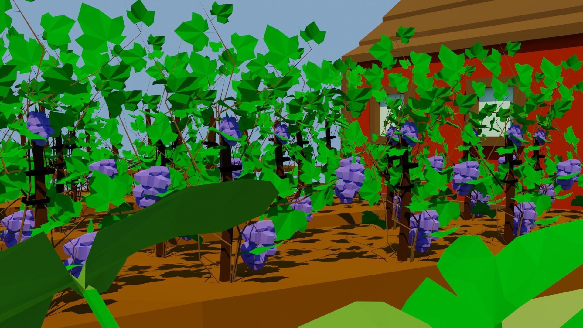 Farm Low Poly Asset Pack Low-poly 3D model_4