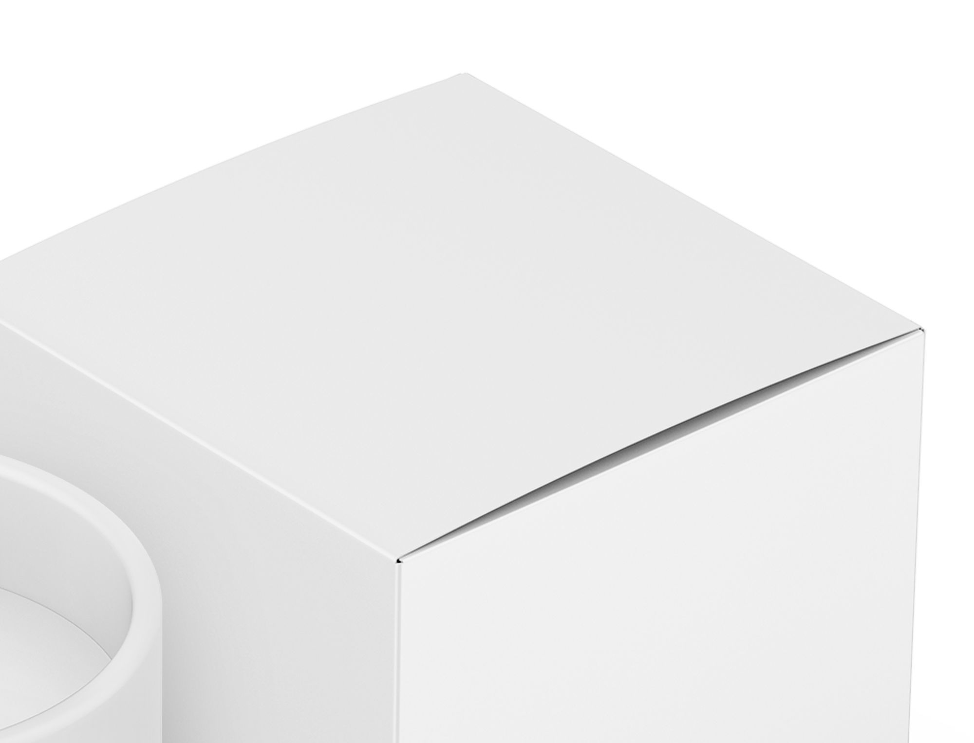 Candle Glass With Box Low-poly 3D model_2