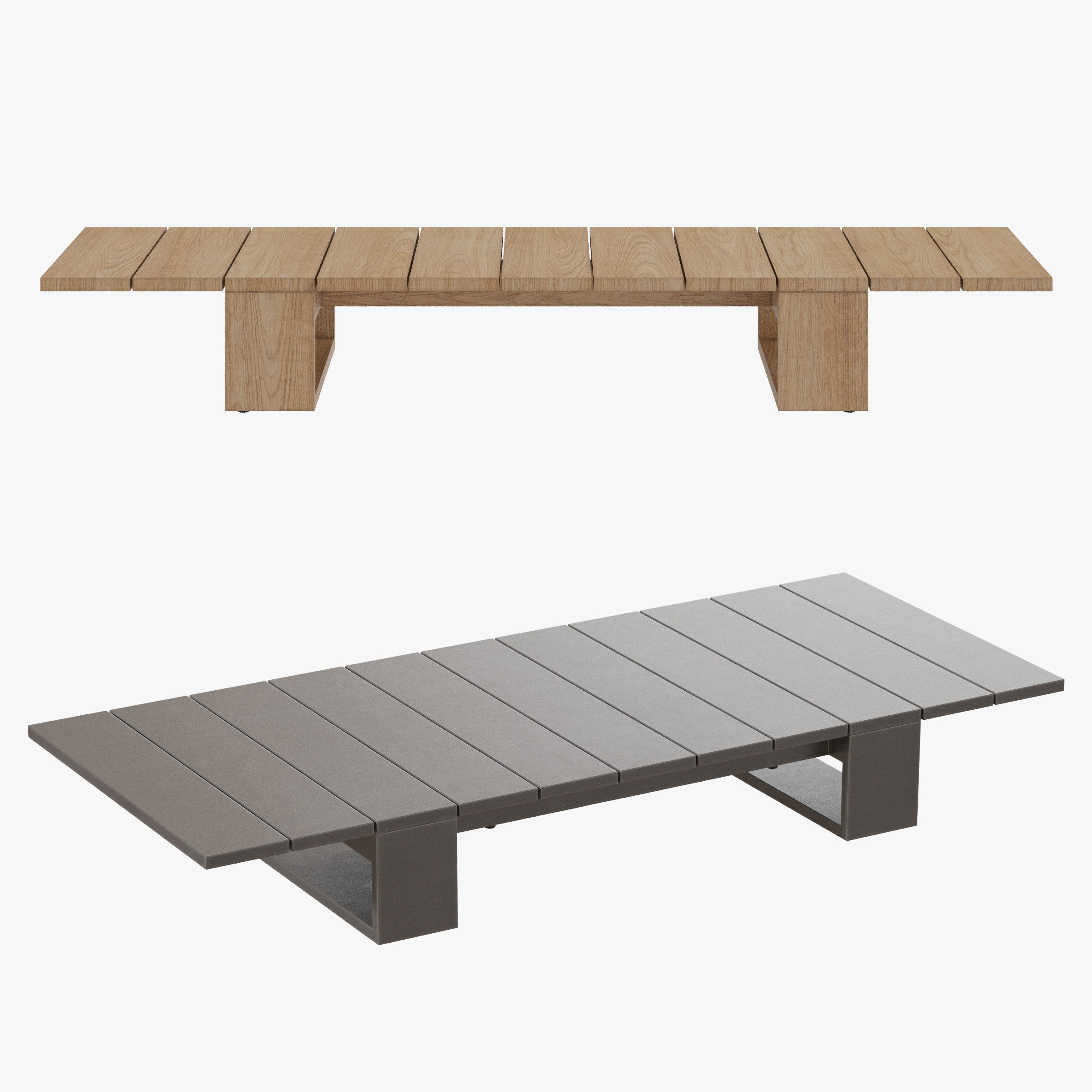 RH BAHIA COFFEE TABLE 3D model_1