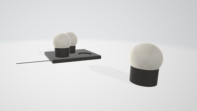 LAMP PBR - GLB - GLTF - OBJ - 3dsMax Free low-poly 3D model