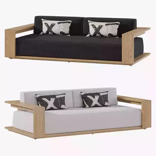 RH BAHIA SOFA Natural Teak 2150