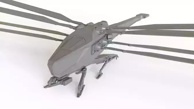 Dune Ornithopter 3D print model