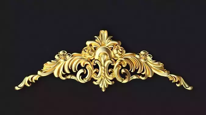 Central decor ornament for furniture