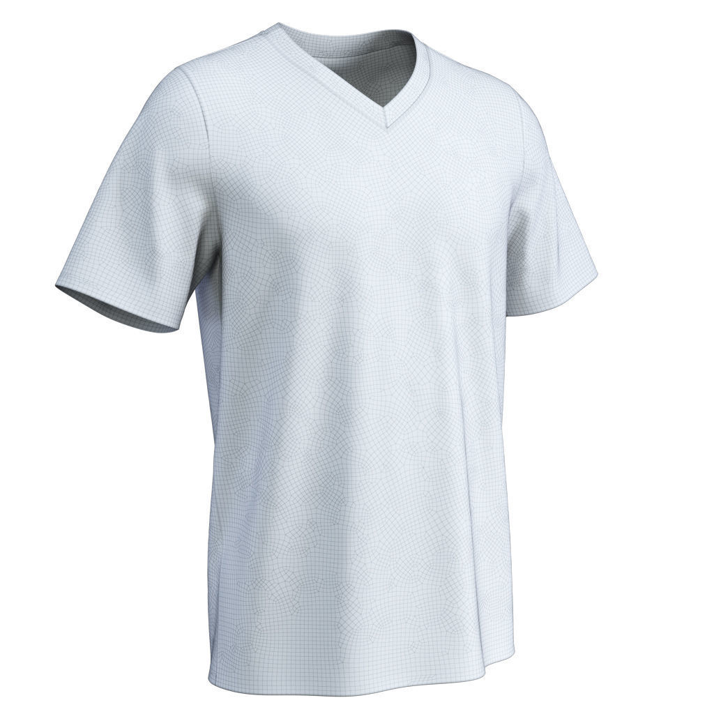 10 Basic Men Shirt Pack 3D model_20