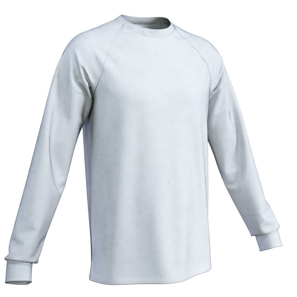 10 Basic Men Shirt Pack 3D model_16