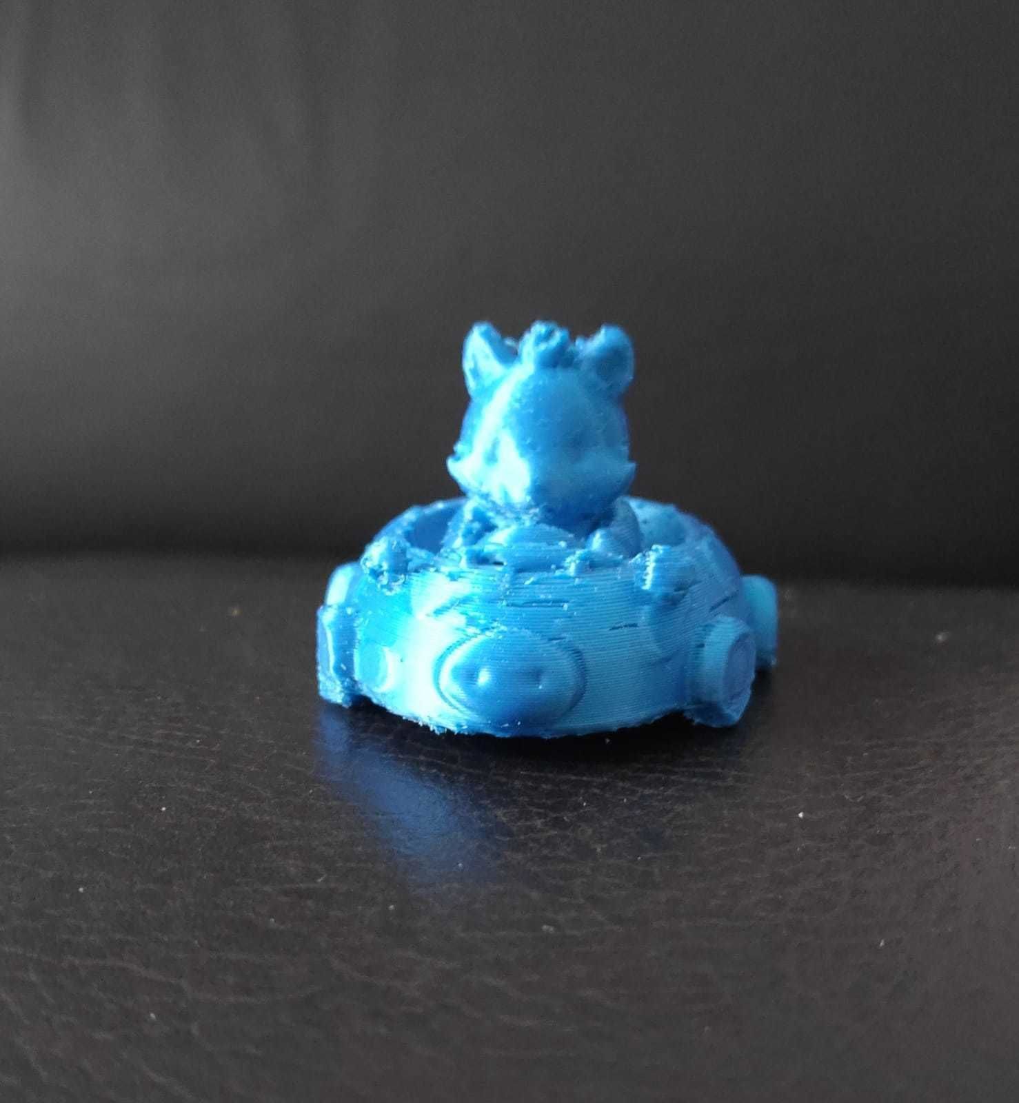 Fox Cow Car 3D print model_8