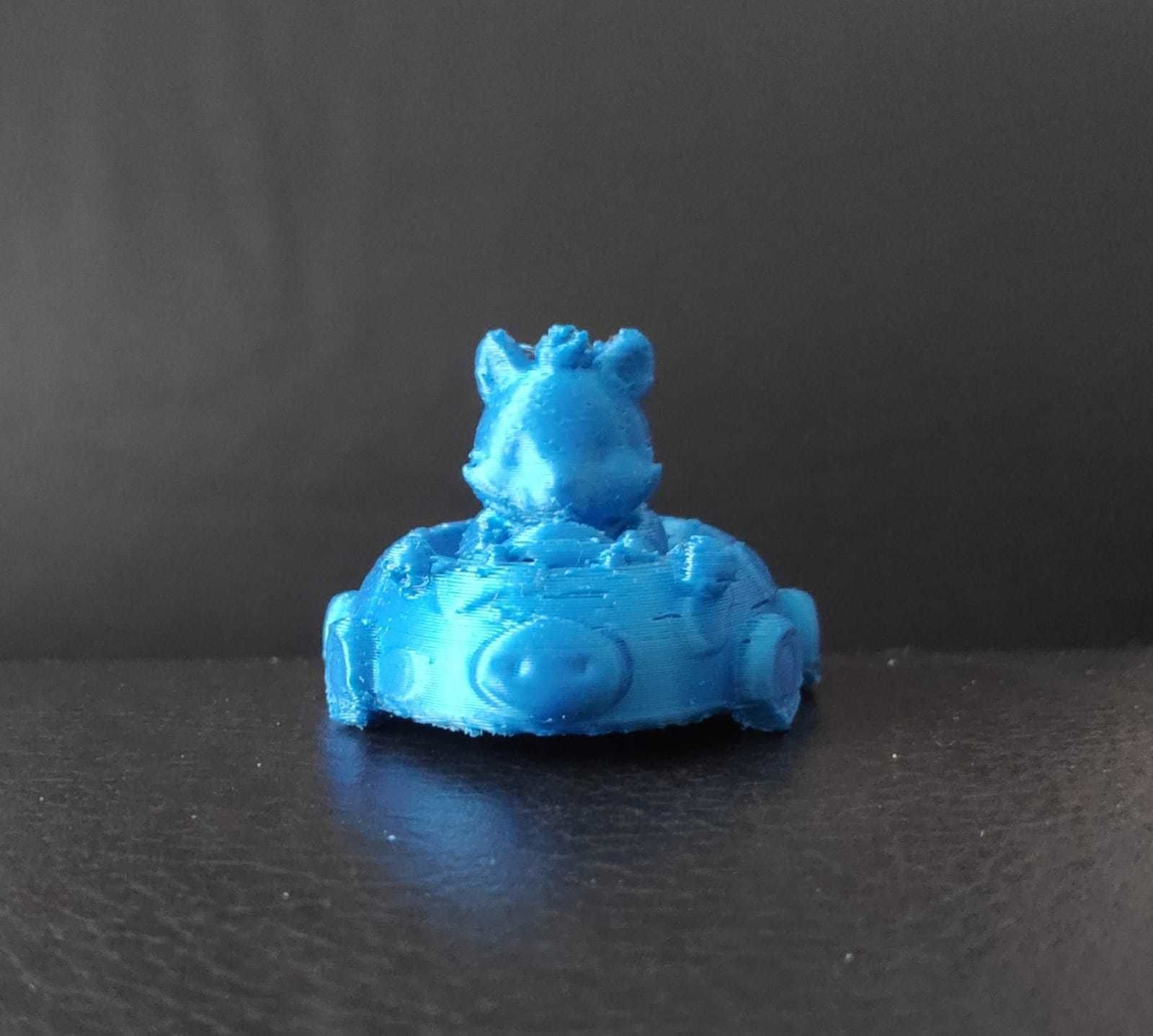 Fox Cow Car 3D print model_4