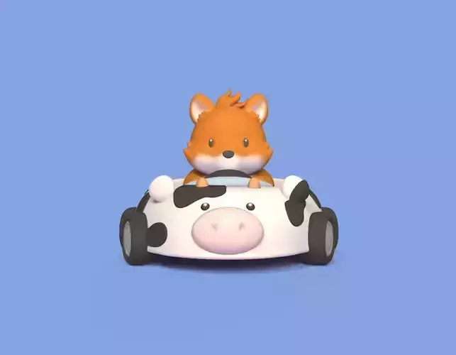 Fox Cow Car