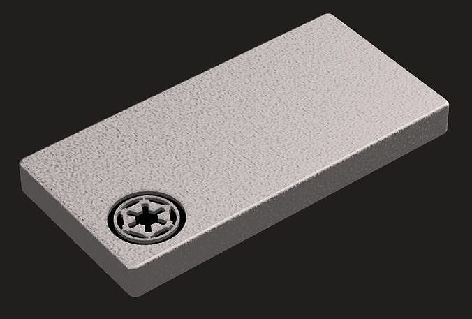 The Mandalorian - Beskar steel ingot 3D print model