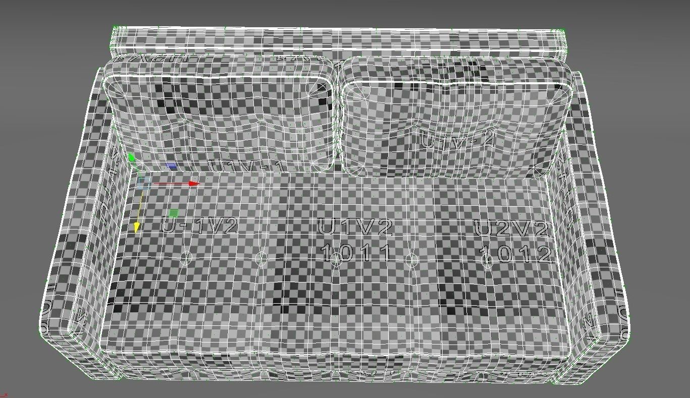 room sofa 3D model_10