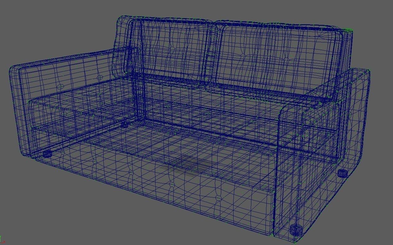 room sofa 3D model_15