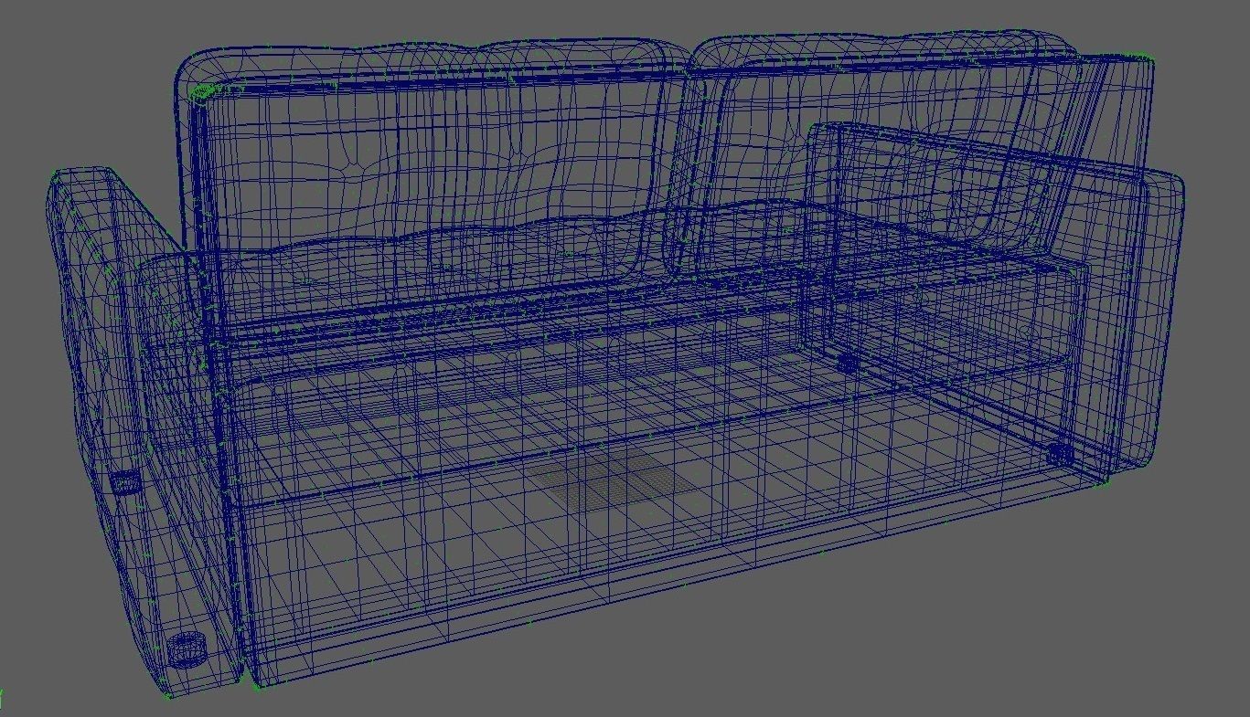 room sofa 3D model_14