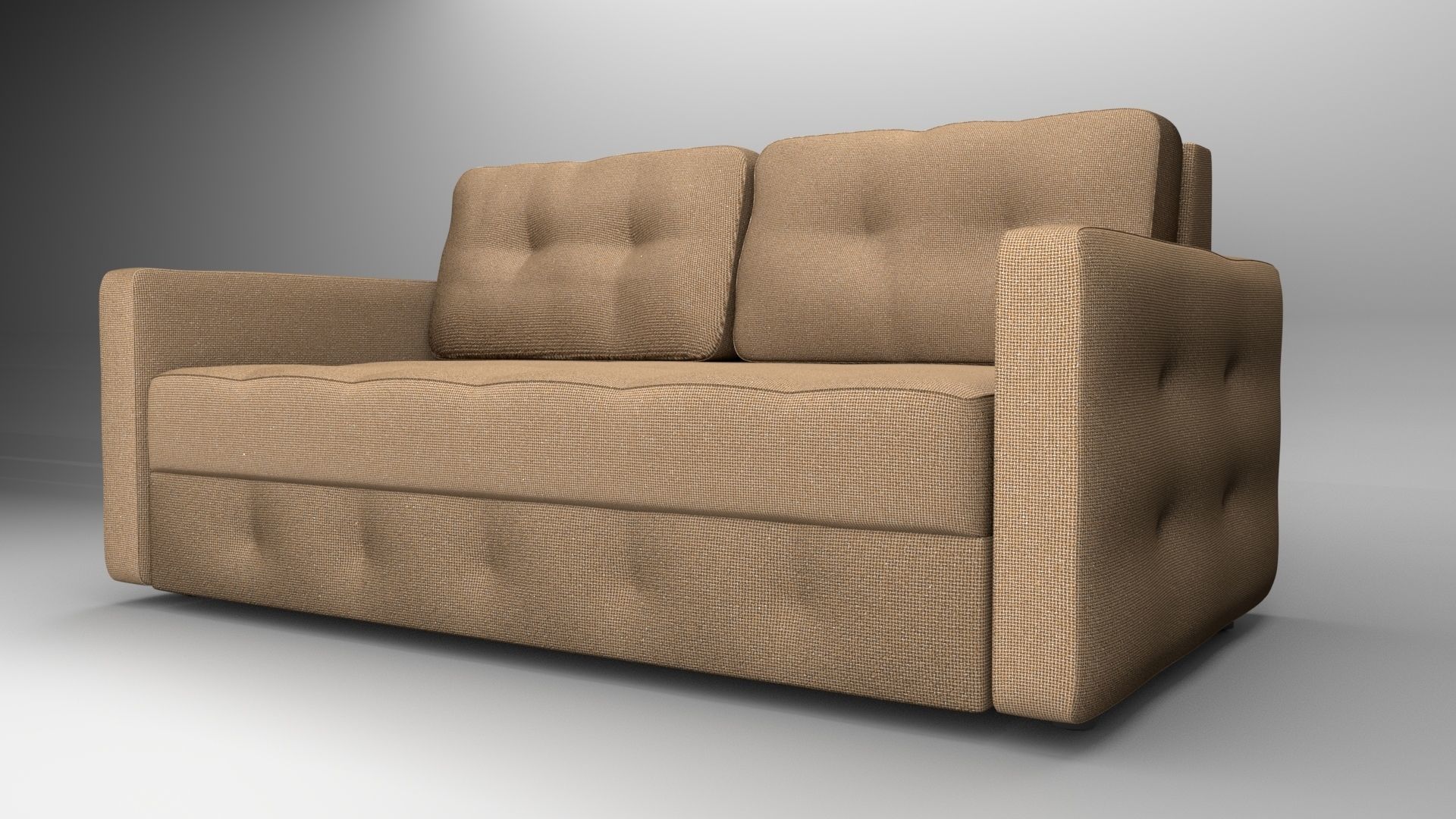 room sofa 3D model_3