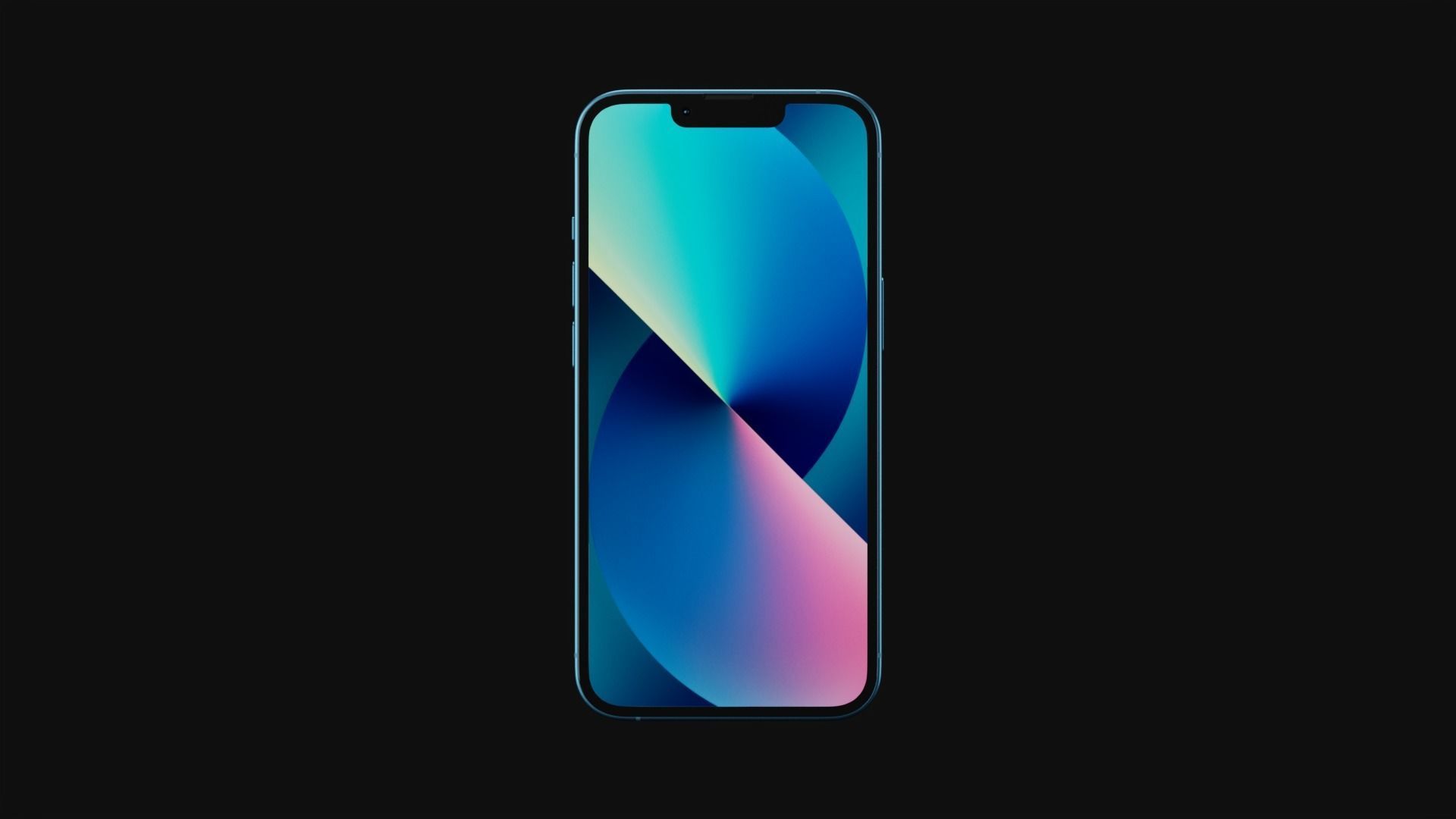 Apple iPhone 13 in all Official Colors Low-poly 3D model_11
