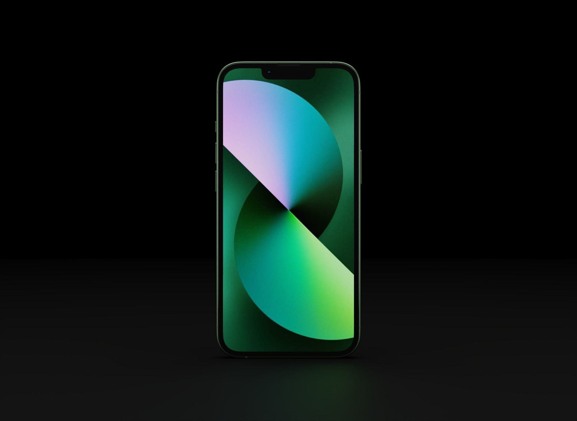 Apple iPhone 13 in all Official Colors Low-poly 3D model_2