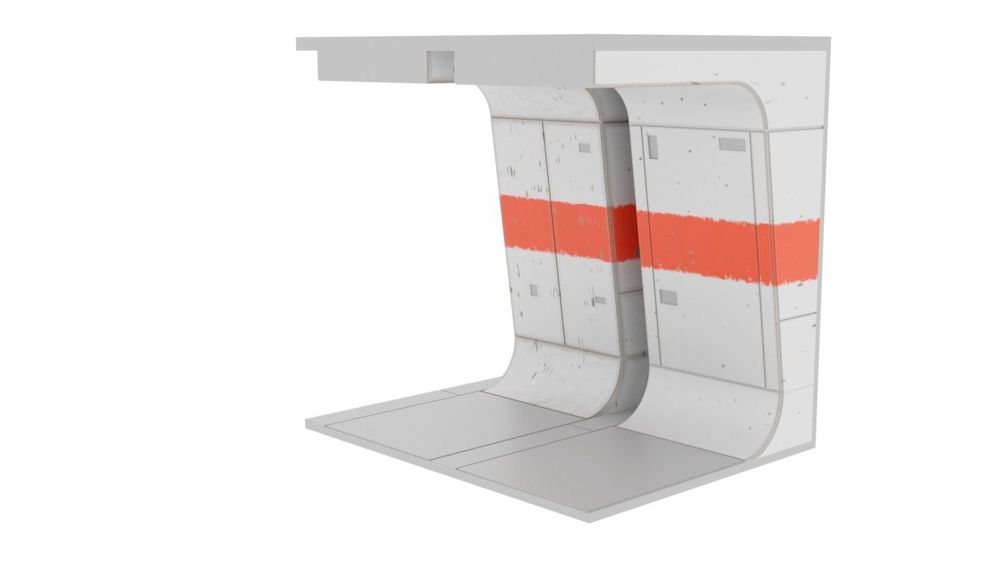Rogue One - Profundities Hallway - Complete set 1-12 scale 3D print model_8