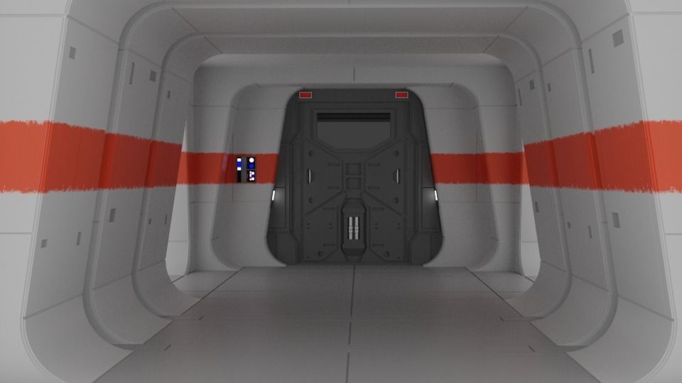 Rogue One - Profundities Hallway - Complete set 1-12 scale 3D print model_2