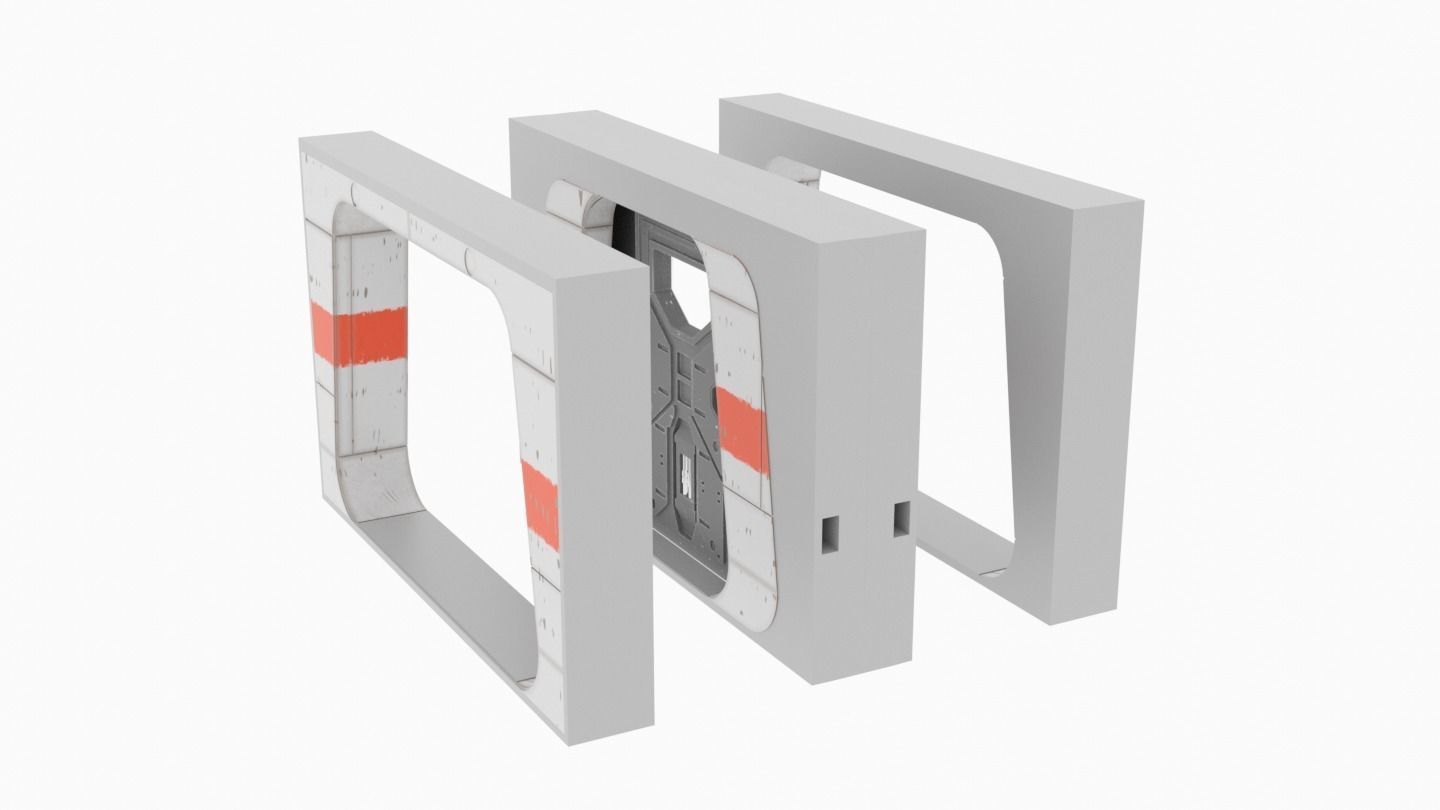 Rogue One - Profundities Hallway - Complete set 1-12 scale 3D print model_28