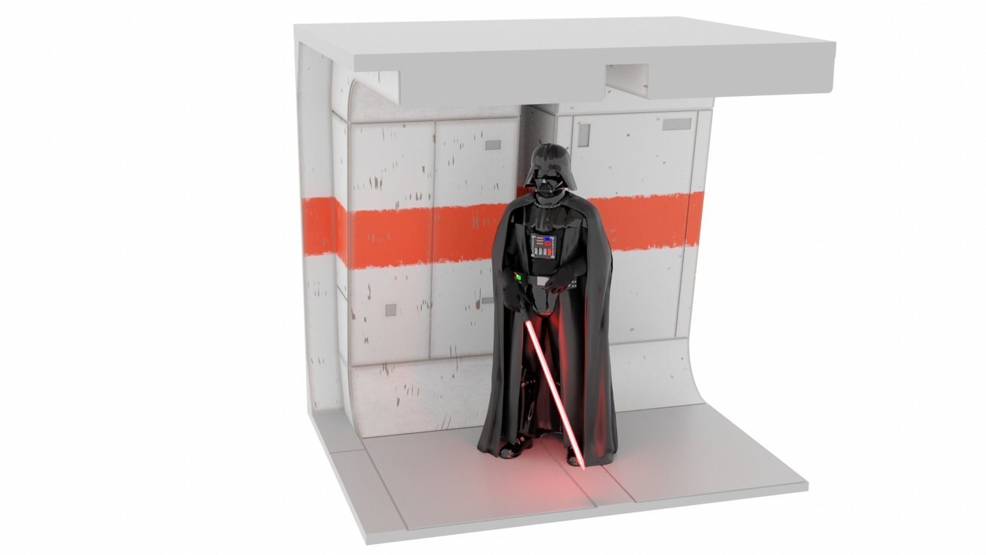 Rogue One - Profundities Hallway - Complete set 1-12 scale 3D print model_14