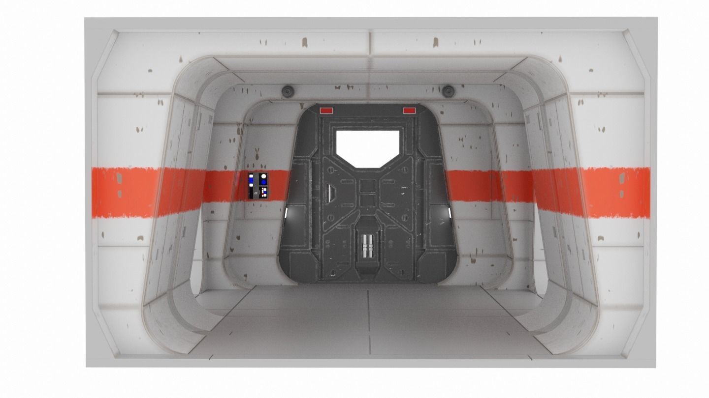 Rogue One - Profundities Hallway - Complete set 1-12 scale 3D print model_34