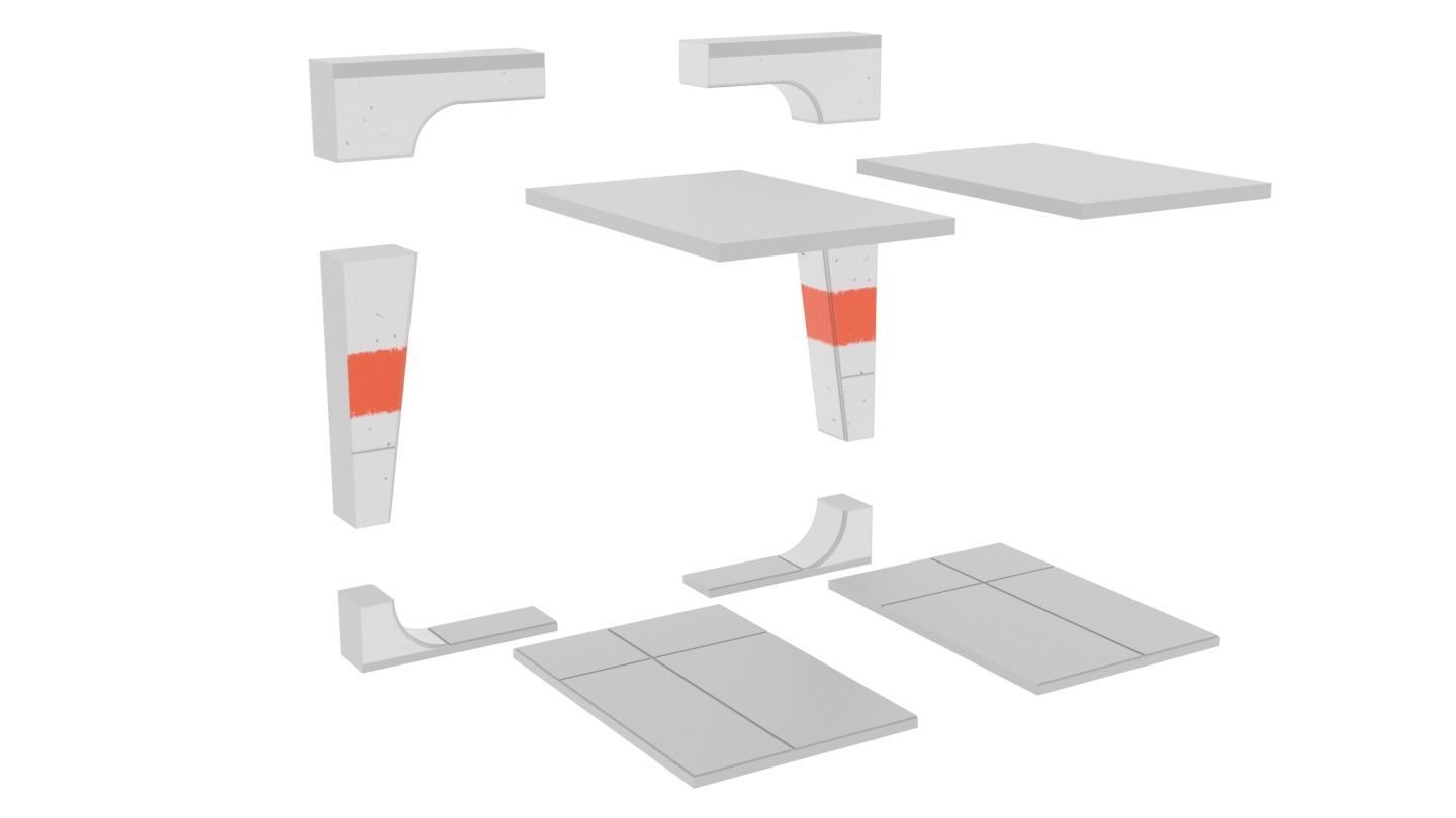 Rogue One - Profundities Hallway - Complete set 1-12 scale 3D print model_13