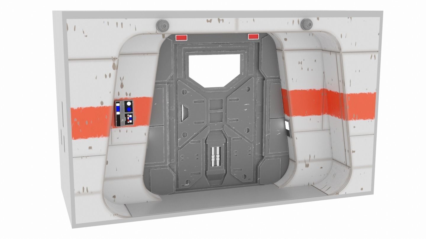 Rogue One - Profundities Hallway - Complete set 1-12 scale 3D print model_15