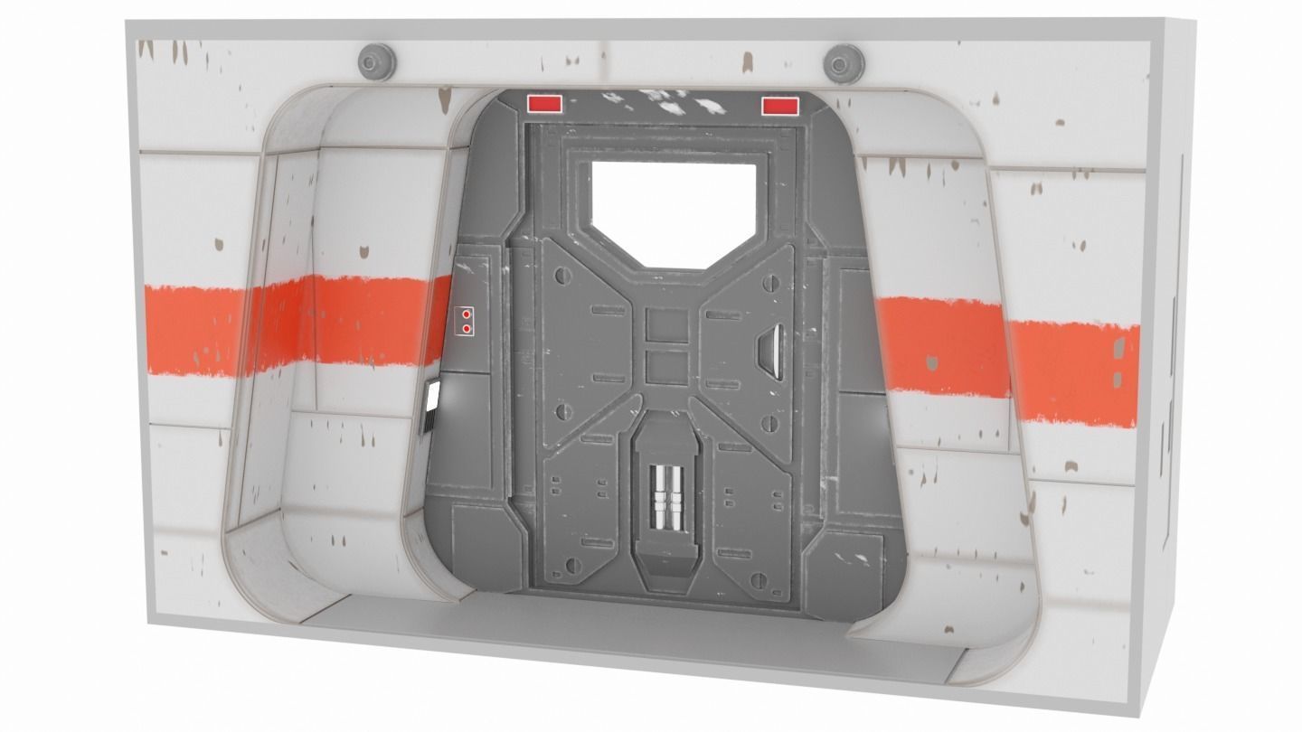 Rogue One - Profundities Hallway - Complete set 1-12 scale 3D print model_16