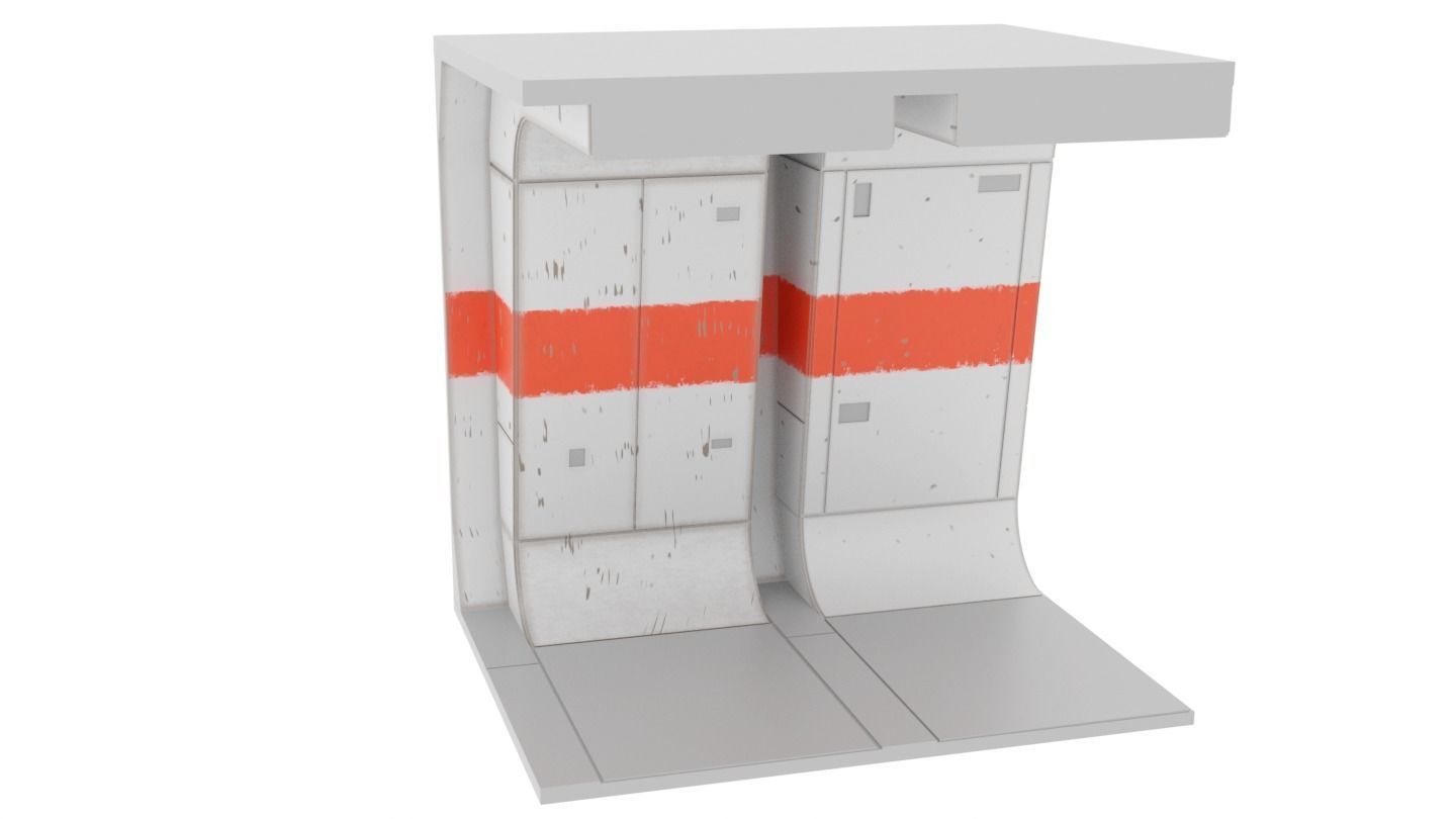 Rogue One - Profundities Hallway - Complete set 1-12 scale 3D print model_6