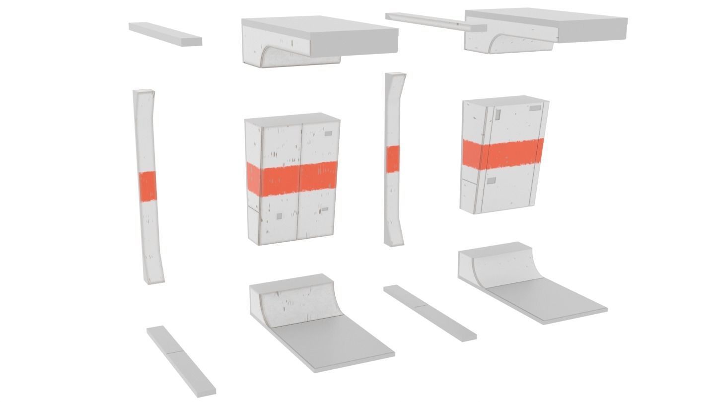 Rogue One - Profundities Hallway - Complete set 1-12 scale 3D print model_9