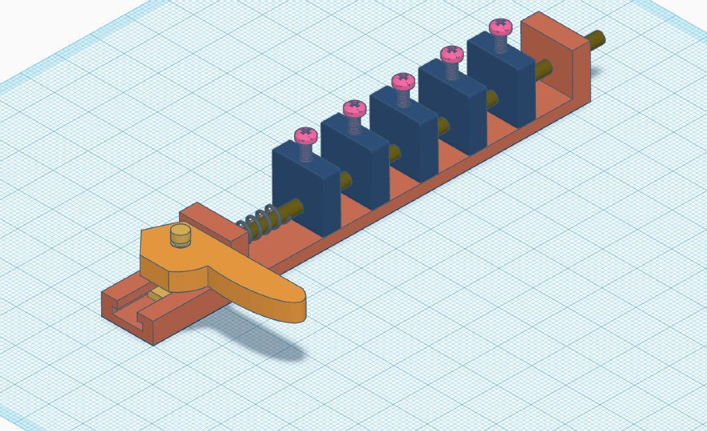 Bass guitar muter - 3D print 3D print model_10