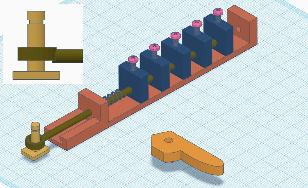 Bass guitar muter - 3D print 3D print model_8