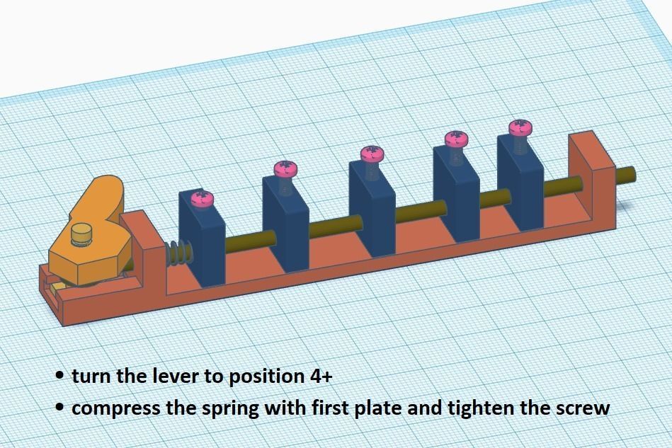 Bass guitar muter - 3D print 3D print model_11
