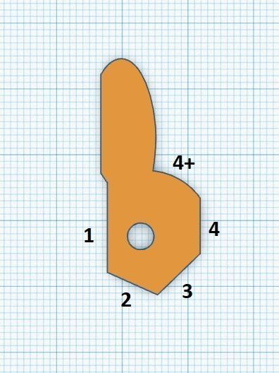 Bass guitar muter - 3D print 3D print model_12