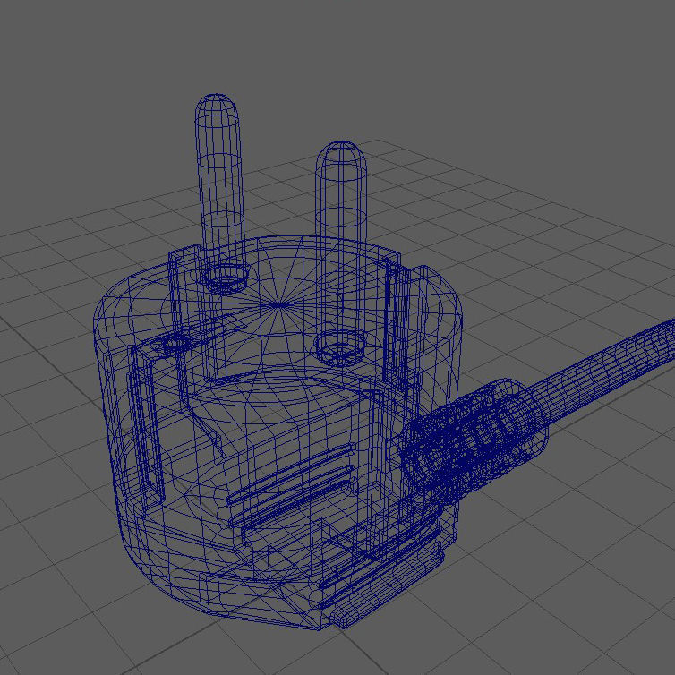 electric plug 3D model_9