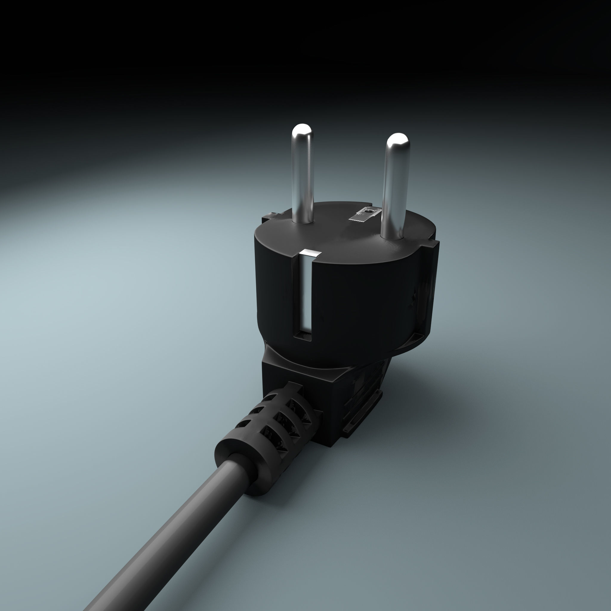 electric plug 3D model_1