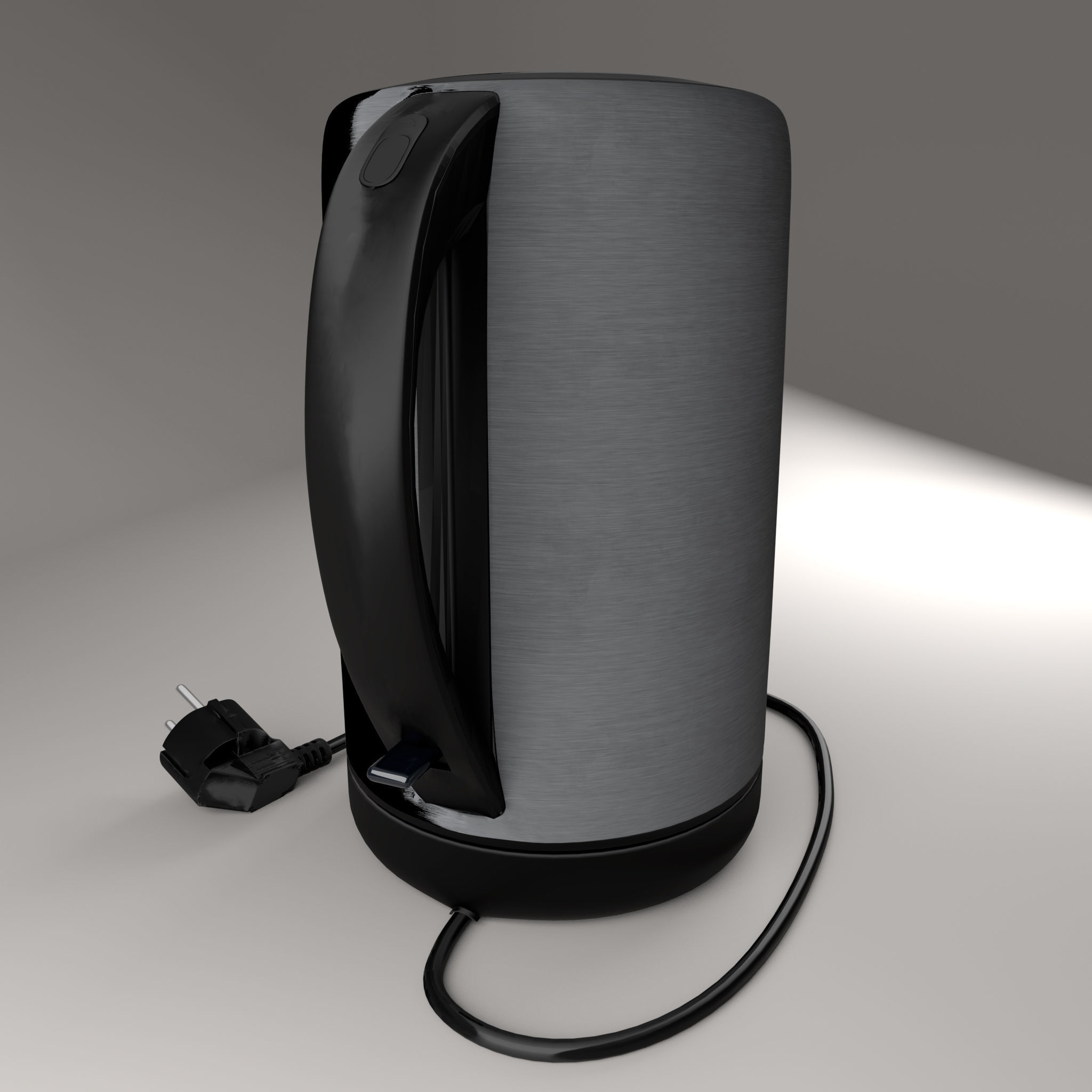 electric teapot 3D model_2